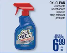 Jean Coutu OXI CLEAN Selected stain remover offer