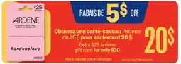 Jean Coutu Ardene gift card offer