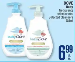 Jean Coutu DOVE Baby Selected cleansers offer