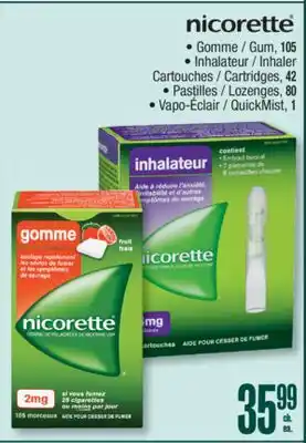 Jean Coutu Nicorette offer