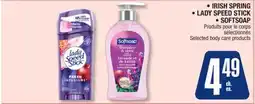 Jean Coutu IRISH SPRING, LADY SPEED STICK, SOFTSOAP Selected body care products offer