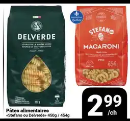 Pasquier Pâtes alimentaires Stefano ou Delverde offer