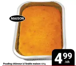 Pasquier Pouding chômeur à l'érable maison offer