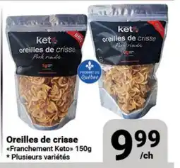 Pasquier oreilles de crisse Franchement Keto offer