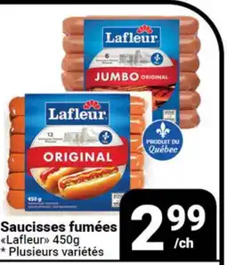 Pasquier Saucisses fumées Lafleur offer
