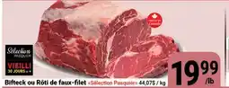 Pasquier Bifteck ou Rôti de faux-filet Sélection Pasquier offer