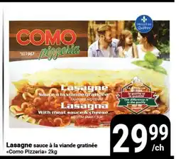 Pasquier Lasagne sauce à la viande gratinée Como Pizzeria offer