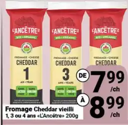 Pasquier Fromage Cheddar vieilli 1, 3 ou 4 ans L'Ancêtre offer