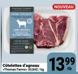 Pasquier Côtelettes d'agneau Thomas Farms offer