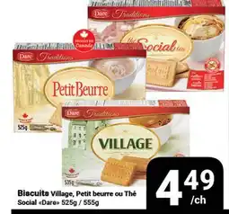 Pasquier Biscuits Village, Petit beurre ou Thé Social Dare offer