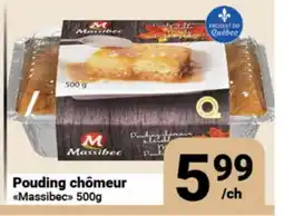 Pasquier Pouding chômeur Massibec offer