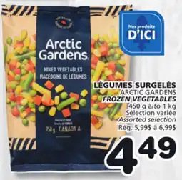 Marches Tradition ARCTIC GARDENS FROZEN VEGETABLES offer