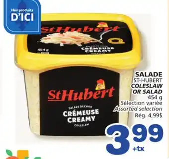 Marches Tradition ST-HUBERT COLESLAW OR SALAD offer