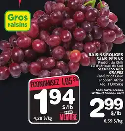Marches Tradition SEEDLESS RED GRAPES offer