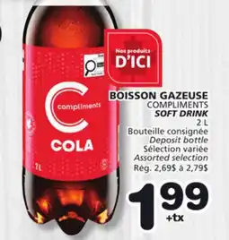 Marches Tradition COMPLIMENTS SOFT DRINK offer