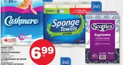 Marches Tradition SPONGE PAPER TOWELS, CASHMERE BATHROOM TISSUE OR SCOTTIES FACIAL TISSUES offer