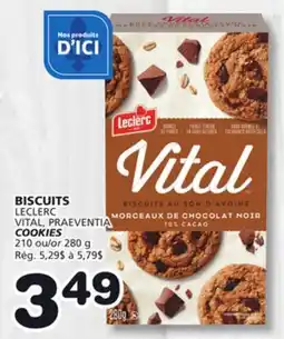 Marches Tradition LECLERC, VITAL, PRAEVENTIA COOKIES offer