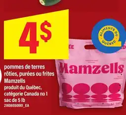 Maxi POMMES DE TERRES RÔTIES, PURÉES OU FRITES MAMZELLS, sac de 5 lb offer