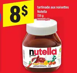 Maxi TARTINADE AUX NOISETTES NUTELLA offer