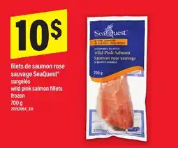 Maxi FILETS DE SAUMON ROSE SAUVAGE SEAQUEST | WILD PINK SALMON FILLETS offer