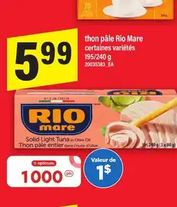 Maxi THON PÂLE RIO MARE, 195/240 G offer