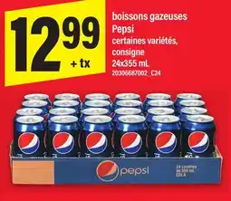 Maxi BOISSONS GAZEUSES PEPSI offer