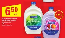 Maxi RECHARGE DE SAVON LIQUIDE POUR LES MAINS SOFTSOAP offer