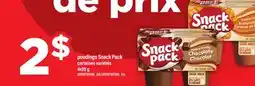 Maxi POUDINGS SNACK PACK offer