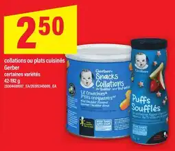 Maxi COLLATIONS OU PLATS CUISINÉS GERBER offer