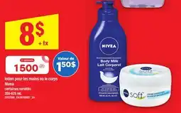 Maxi LOTION POUR LES MAINS OU LE CORPS NIVEA offer