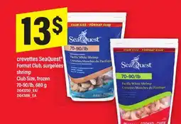 Maxi CREVETTES SEAQUEST FORMAT CLUB | SHRIMP CLUB SIZE, 70-90/LB offer