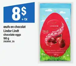 Maxi ŒUFS EN CHOCOLAT LINDOR LINDT | CHOCOLATE EGGS offer
