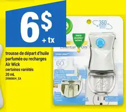 Maxi TROUSSE DE DÉPART D'HUILE PARFUMÉE OU RECHARGES AIR WICK offer