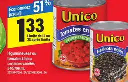 Maxi LÉGUMINEUSES OU TOMATES UNICO, 540/796 ML offer