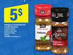 Maxi MÉLANGES OU ASSAISONNEMENTS LA GRILLE CLUB HOUSE | BLENDS OR SEASONING offer