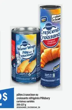 Maxi PÂTES À SAUCISSE OU CROISSANTS RÉFRIGÉRÉS PILLSBURY offer