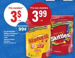 Maxi SAC DE FRIANDISES SKITTLES OU STARBURST | CANDY offer