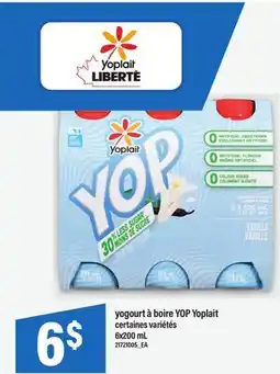 Maxi YOGOURT À BOIRE YOP YOPLAIT offer