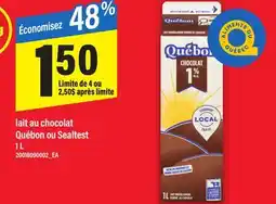 Maxi LAIT AU CHOCOLAT QUÉBON OU SEALTEST offer