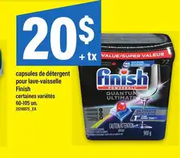 Maxi CAPSULES DE DÉTERGENT POUR LAVE-VAISSELLE FINISH, 60-105 un offer