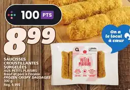 IGA AUX PETITS PLAISIRS FROZEN CRISPY SAUSAGES offer