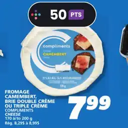 IGA COMPLIMENTS CHEESE offer