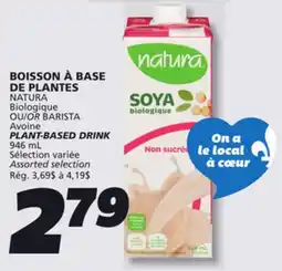 IGA NATURA PLANT-BASED DRINK offer