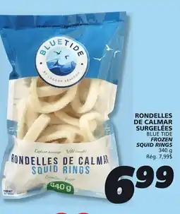 IGA BLUE TIDE FROZEN SQUID RINGS offer