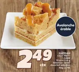 IGA C'EST PRÊT! CAKE offer