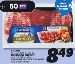 IGA LAFLEUR BACON OR PRECOOKED BACON offer