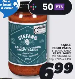 IGA STEFANO FAITA PASTA SAUCE offer