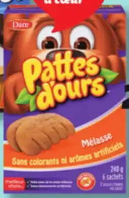IGA DARE PATTES D'OURS COOKIES offer