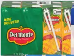 IGA DEL MONTE FRUIT NECTAR offer