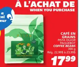 IGA PISTA COFFEE BEANS offer